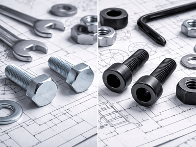 Šešiakampis varžtas prieš šešiakampį varžtą: galvutės dizainas ir naudojimas